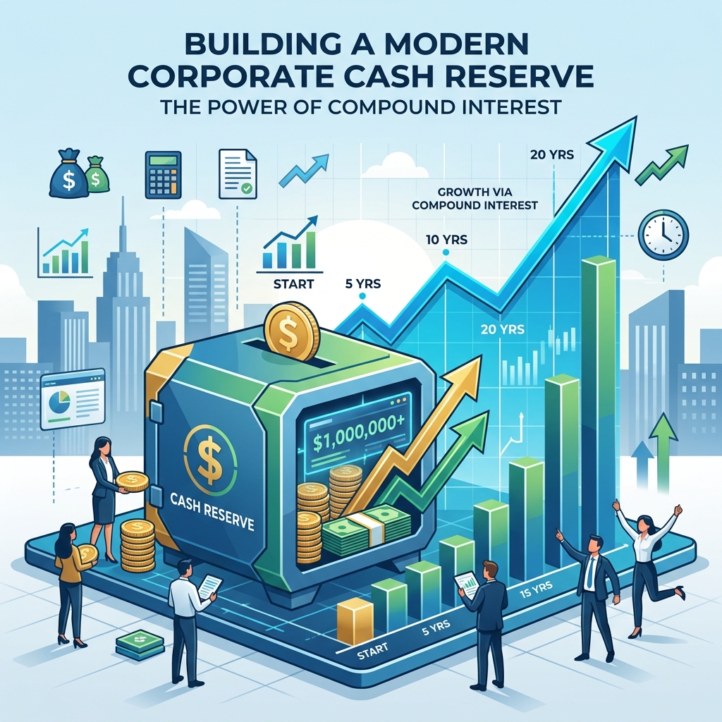 The Power of Compound Interest for Business Cash Reserves